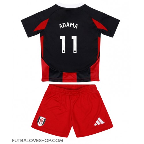 Dres Fulham Adama Traore #11 Preč pre deti 2024-25 Krátky Rukáv (+ trenírky)